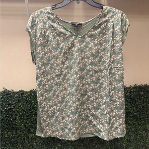 Papermoon Ellie Mixed Material Button Back Top - XS